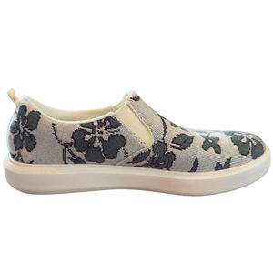 Woolloomooloo Womens 8 39 Green Floral Merino Wool Byron Slip-On Sneakers NWT‎